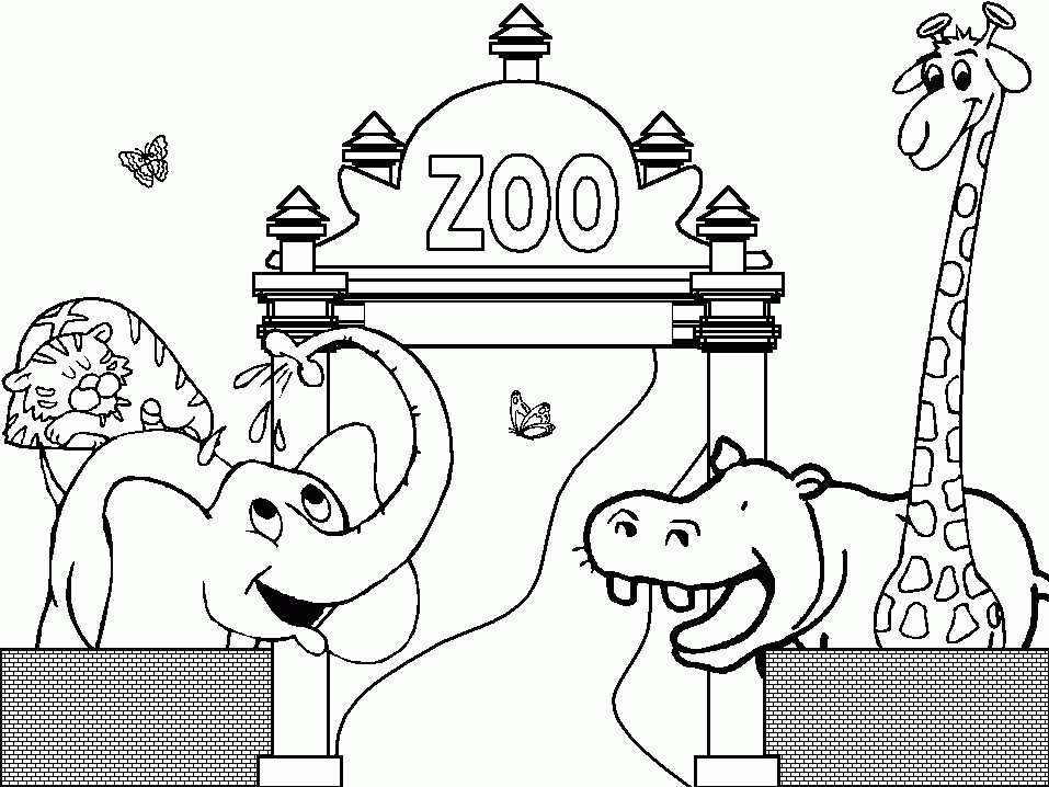 Zoo Coloring Pages | Rsad Coloring Pages