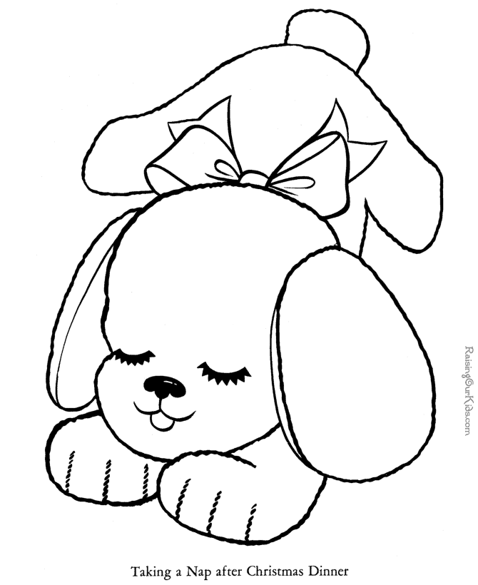 Coloring Pages Puppies - Free Printable Coloring Pages | Free