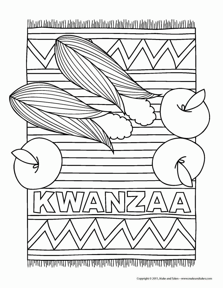 Kwanzaa Coloring Pages 7 Principles | Free coloring pages for kids