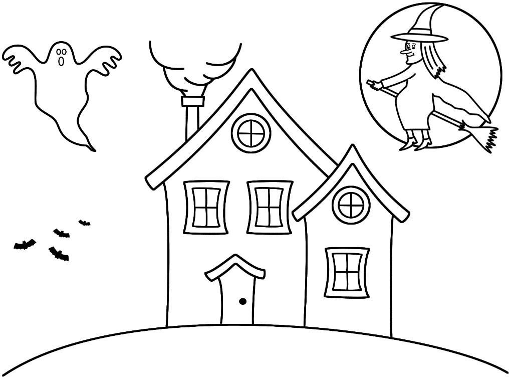 Gingerbread House Coloring - Gingerbread House Coloring Pages