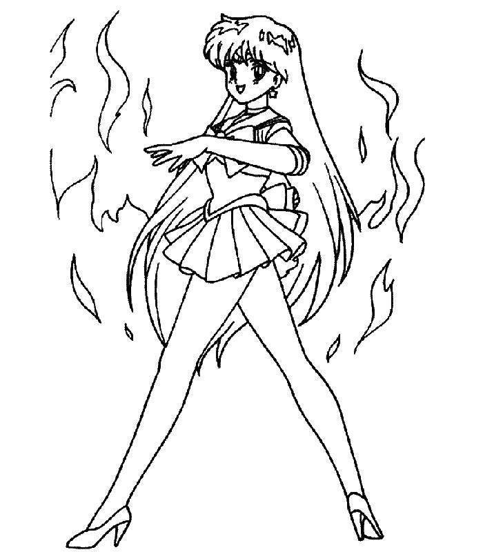 Coloring pages sailor moon - picture 124