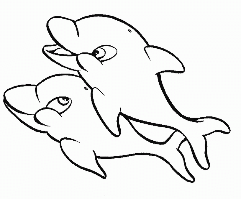 Dolphins-coloring-pages-3 | Free Coloring Page Site