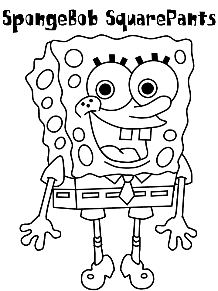 SpongeBob And Gary - SpongeBob Coloring Pages : Coloring Pages for