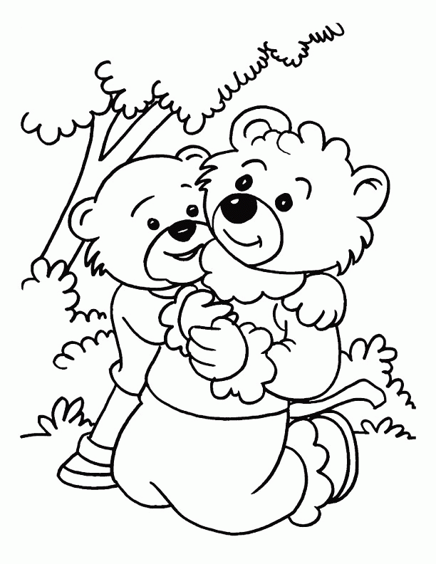 On an outing with mother on Mothers Day coloring page | Download