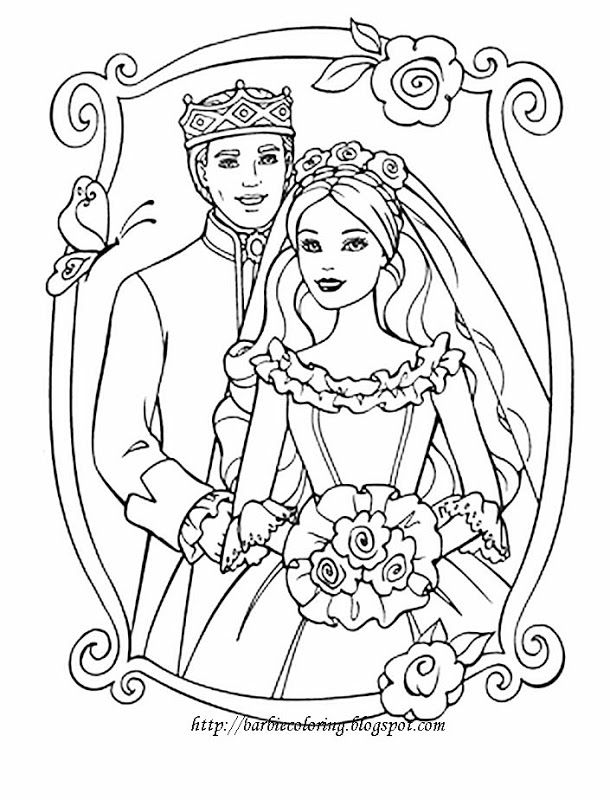 Free Printable Wedding Coloring Pages