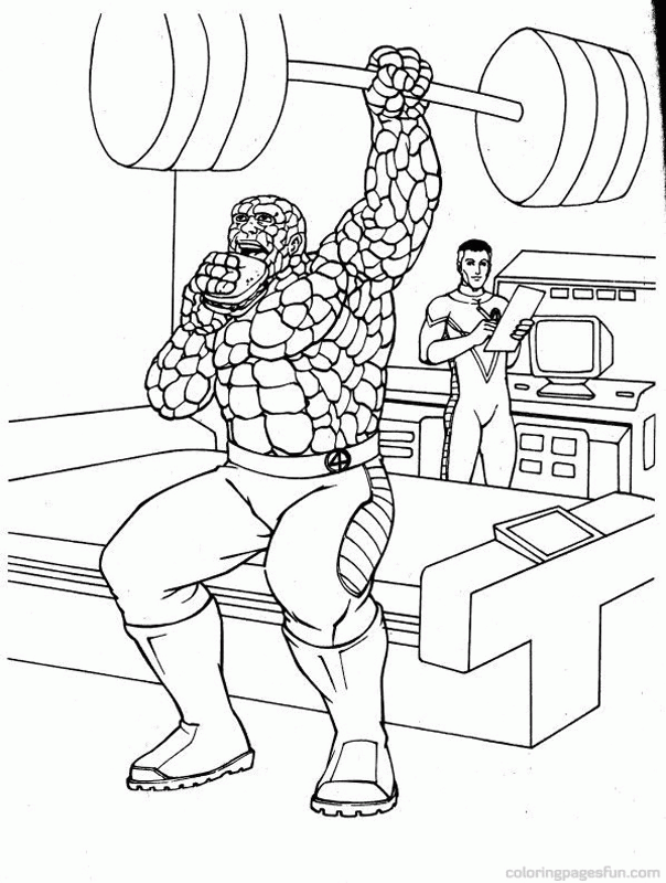 Fantastic Four Coloring Pages 14 | Free Printable Coloring Pages