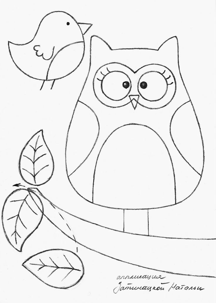 Owl template | Adult and Children