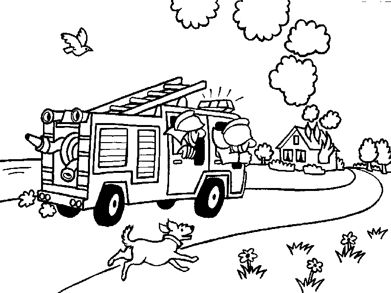 Coloring Page - Fireman coloring pages 6