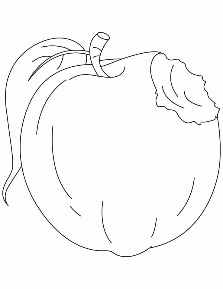 Apple Coloring Page | Download Free Apple Coloring Page for kids