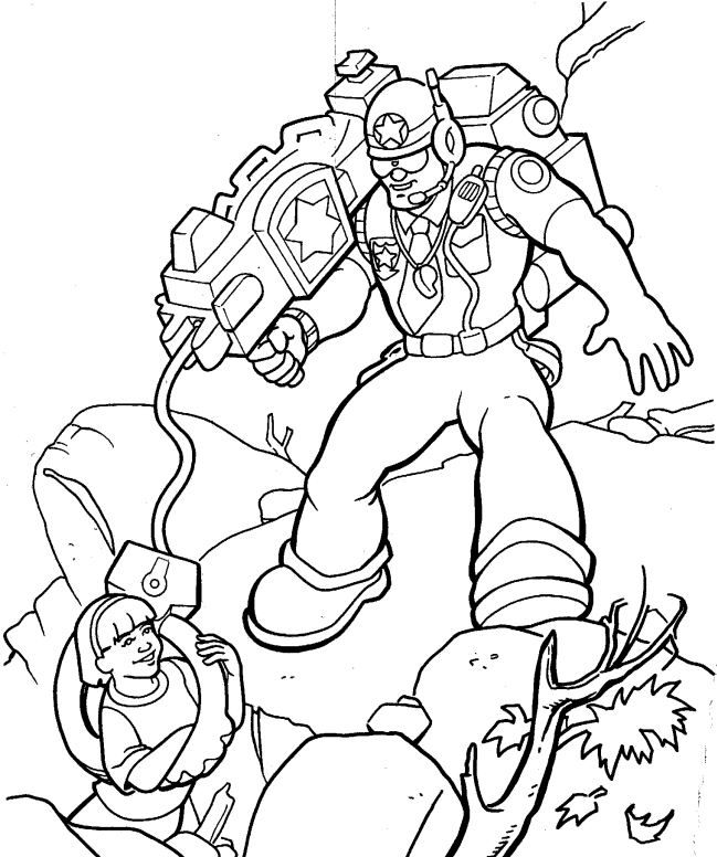 an Rescue Heroes Colouring Pages (page 2)