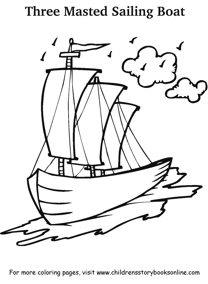 g from a boat Colouring Pages (page 2)