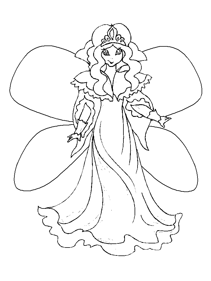 Fairys Coloring Pages 238 | Free Printable Coloring Pages