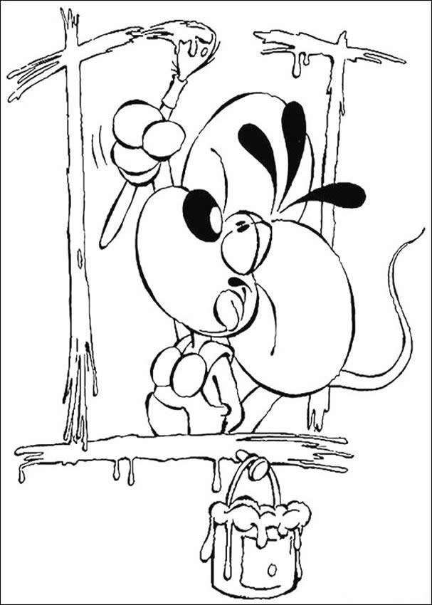 DIDDL coloring pages - Painting Diddl