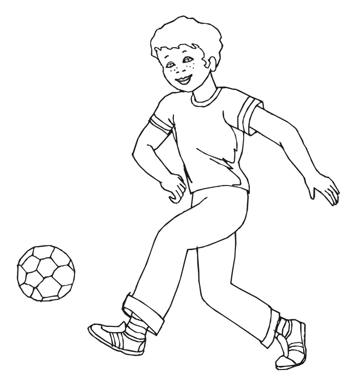 sports people Colouring Pages
