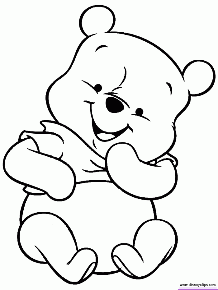baby winnie intricate Colouring Pages