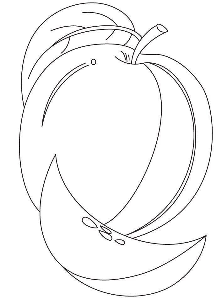 Apples And One Has At Pottery Coloring For Kids - Fruit Coloring