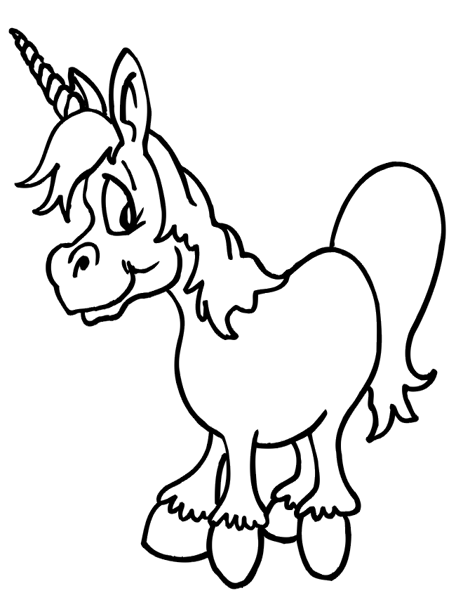 Pin Unicorn Coloring Pages For Girls Names Generator Cake