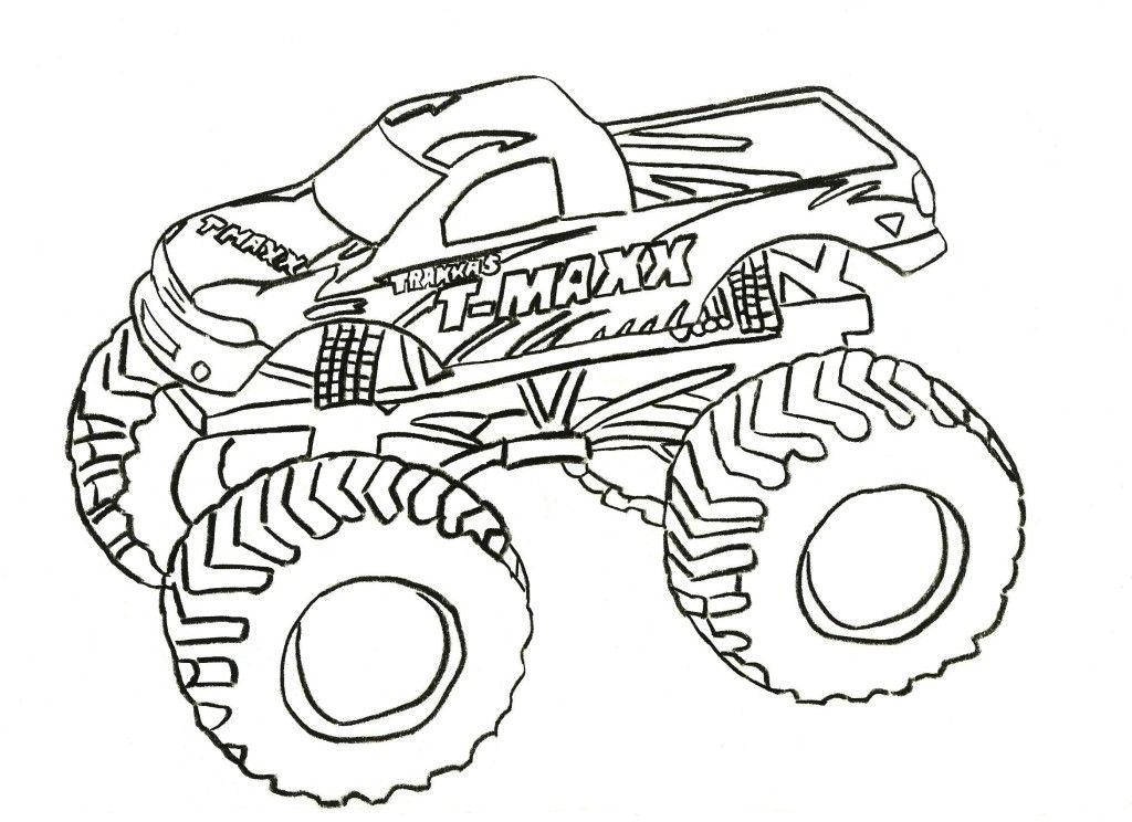 Monster Truck Coloring Pages - Coloring For KidsColoring For Kids