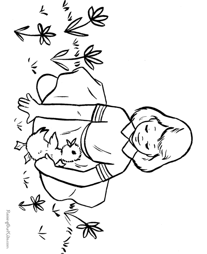 Easter Coloring Pages Of Ducks