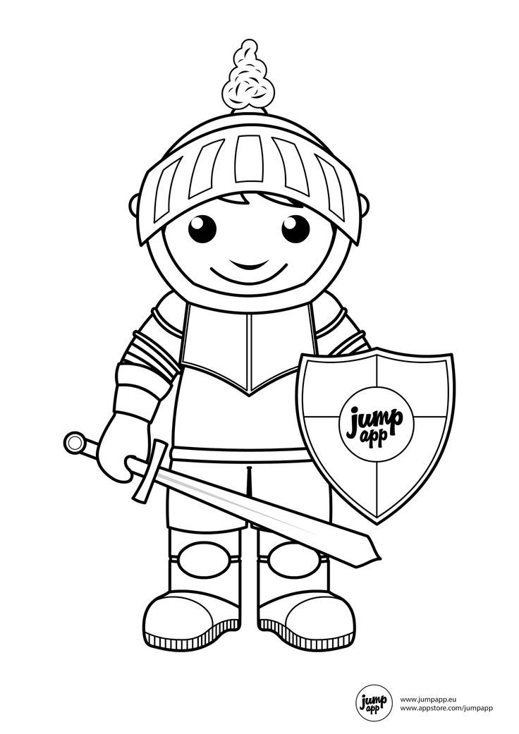 knight | Printable Coloring Pages