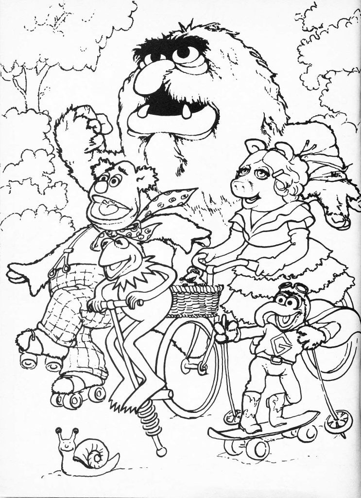 Baby Muppets Coloring Pages Ace Images 3158 Muppet Coloring Pages