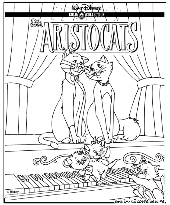Coloriages Les Aristochats - coloring page The Aristocats