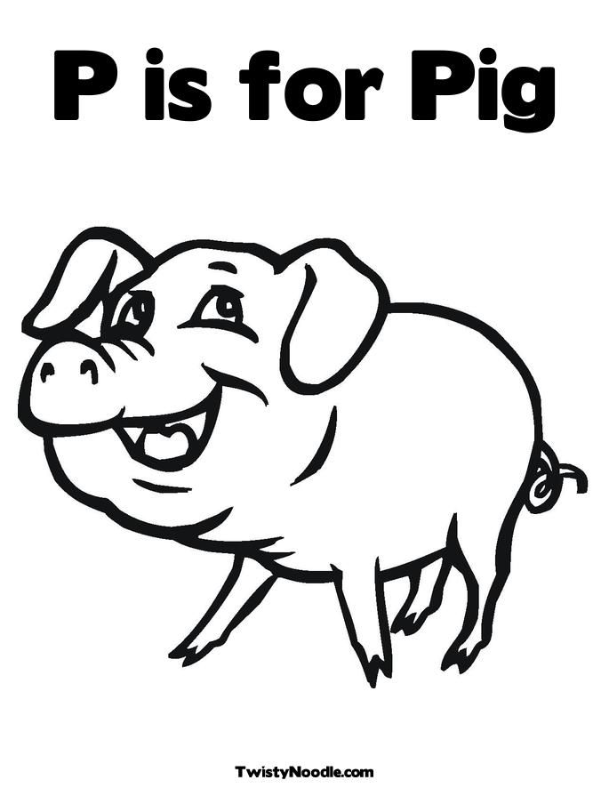 piggy Colouring Pages (page 2)