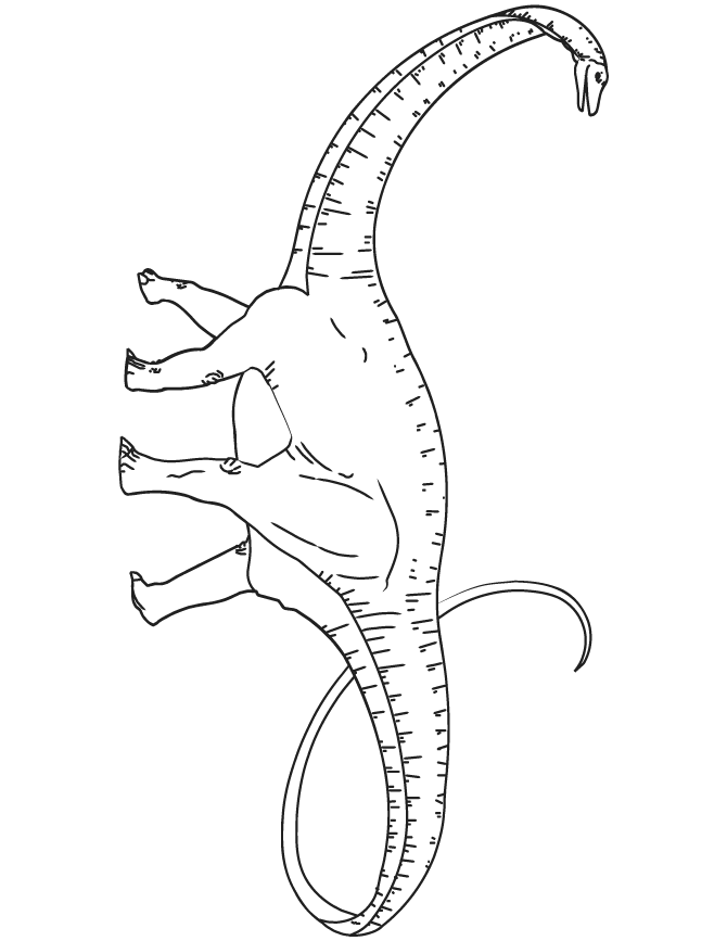 Cartoon Dinosaur Coloring Page | Free Printable Coloring Pages