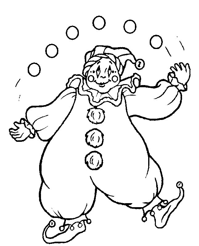 Coloring Page - Clown coloring pages 0