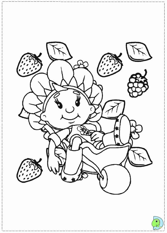 Fifi and the Flowertots coloring page - DinoKids.