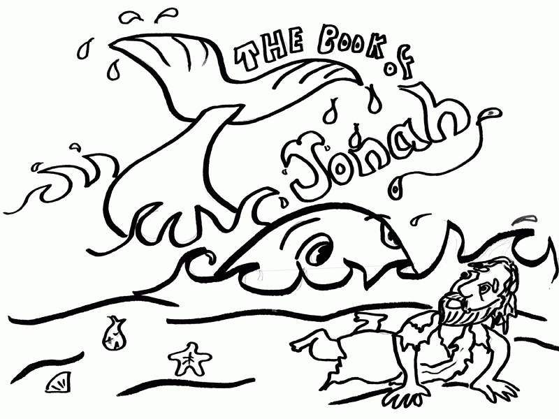 Jonah and The Whale Coloring Pages | Free Printable Coloring Pages