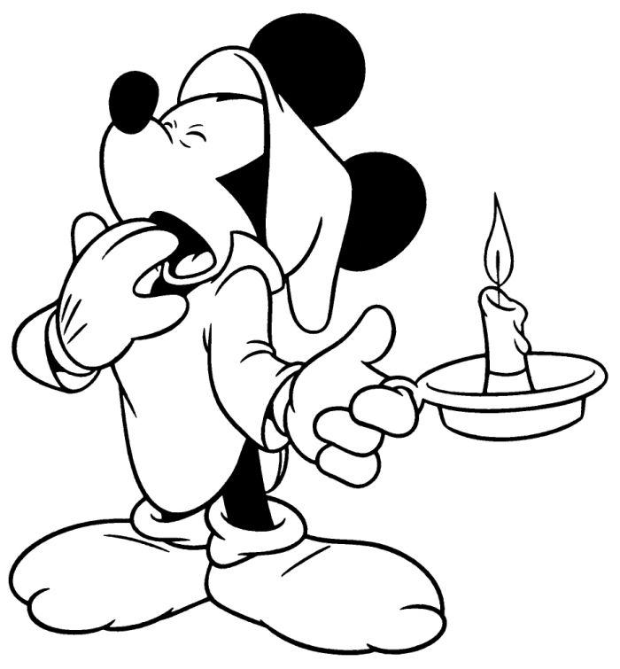 Mickey Mouse Free Coloring Pages Policeman | 99coloring.com