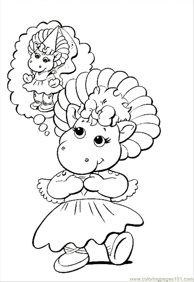 Coloring Pages Barney Coloring Page 26 (Cartoons > Barney) - free