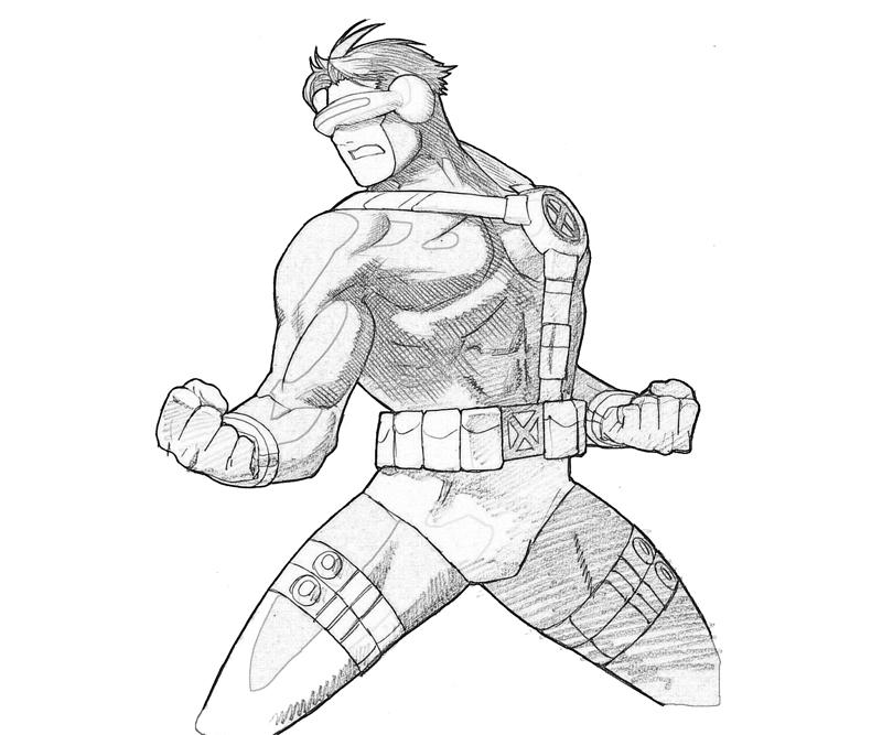 Marvel Cyclops Look Coloring Pages | Coloring Pages