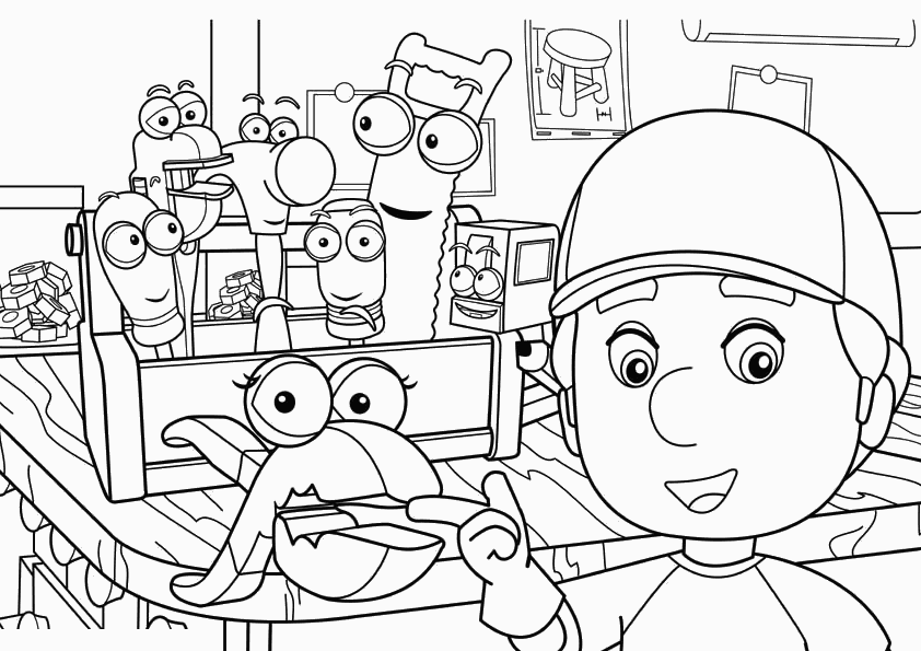 Handy Manny Coloring Pages - Free Coloring Pages For KidsFree