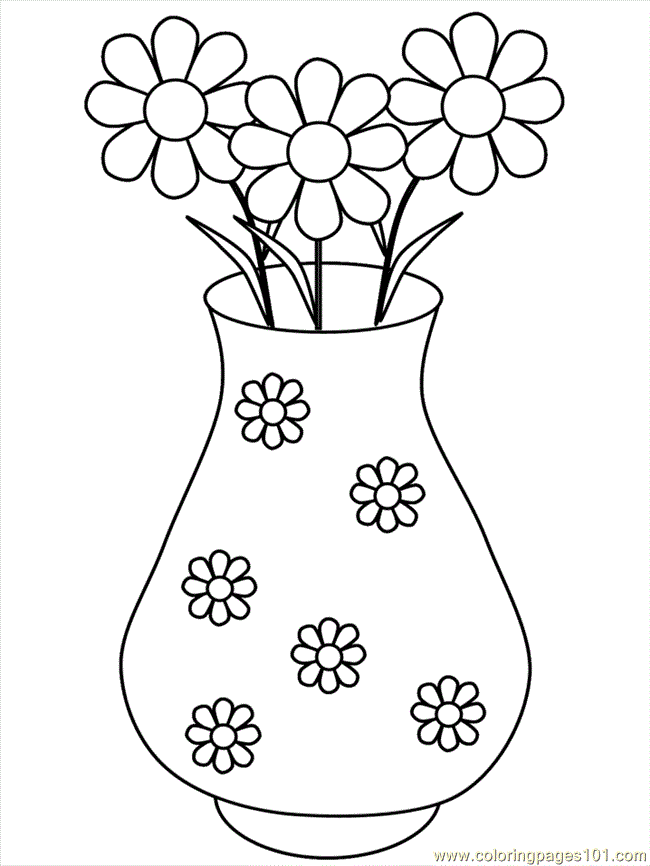 Coloring Pages Flower Coloring Pages 21 (Natural World > Flowers