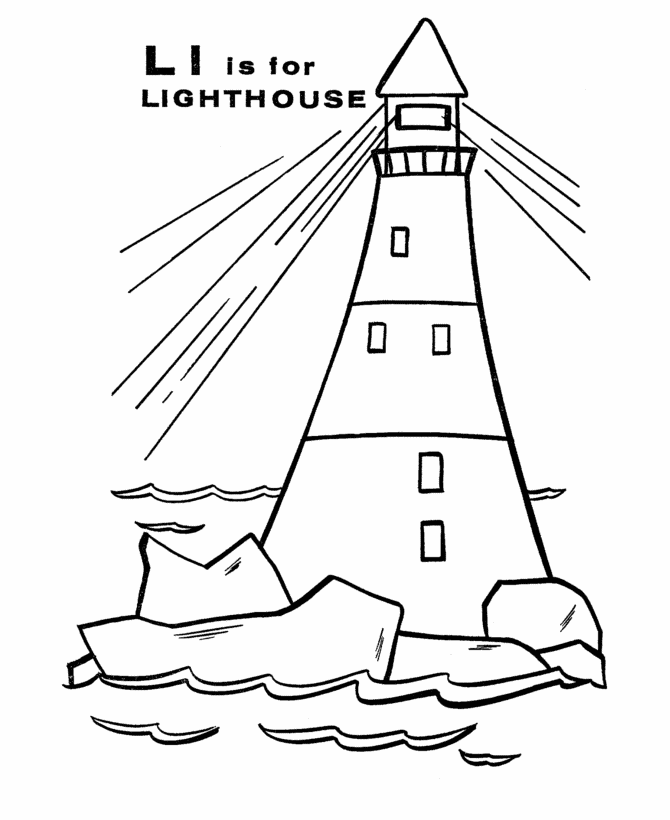 Lighthouses Coloring Pages - Free Printable Coloring Pages | Free