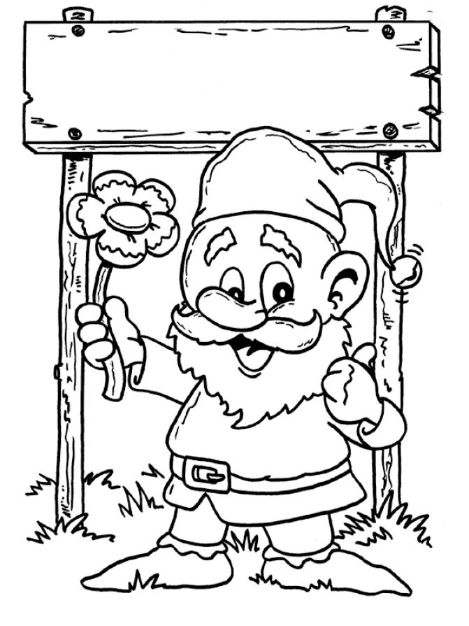Coloring Page - Gnome coloring pages 0