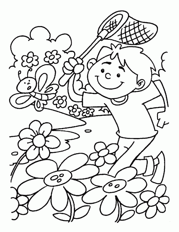 Spring Printable Coloring Pages 300 | Free Printable Coloring Pages