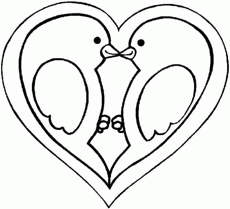 Free Coloring Pages Valentine For Boys & Girls 10367#
