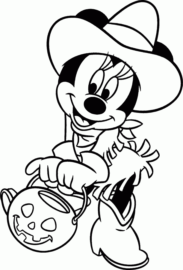 Halloween Coloring Pages Disney | Free Day Images