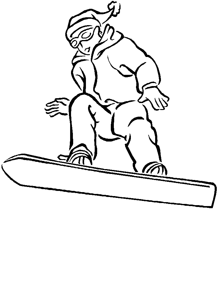 Printable Winter Ws3 Sports Coloring Pages 