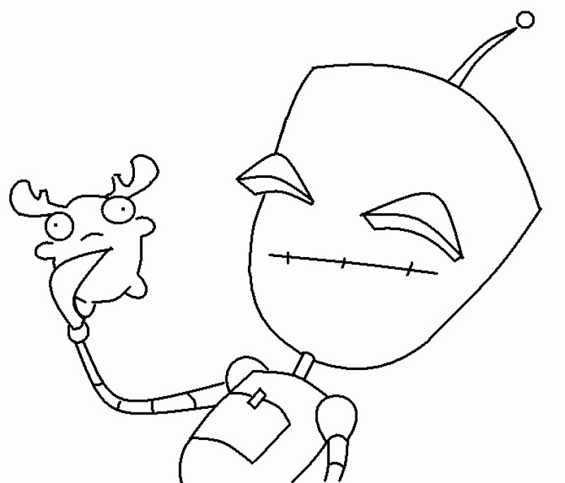 Gir Coloring Pages - HD Printable Coloring Pages