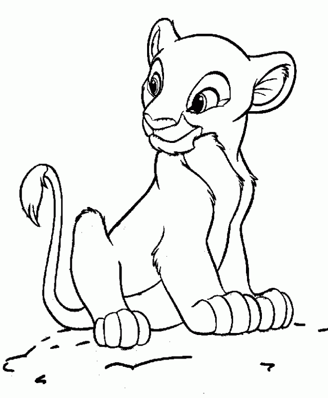 amazing baby Lion Coloring Pages For Kids | Great Coloring Pages