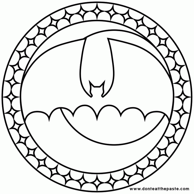 Batman Stained Glass Coloring pages Free Printable Coloring Pages