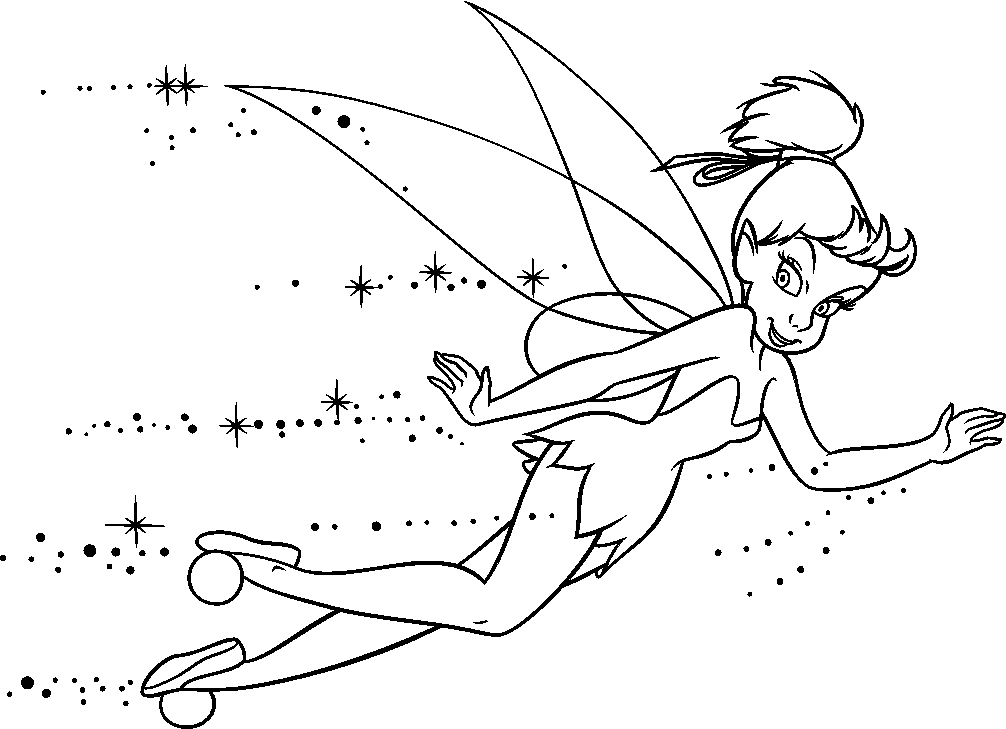 Tinkerbell Coloring Pages - Free Coloring Pages For KidsFree
