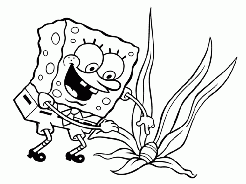 Spongebob Squarepants Characters Coloring Pages | Best Cartoon
