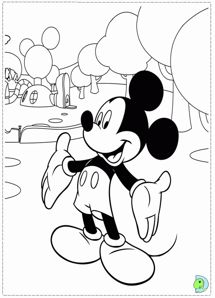 Mickey Mouse Clubhouse Coloring page