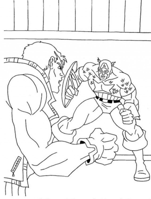 Cute Coloring Pages To Print Trend Cbssmm Captain America 230220