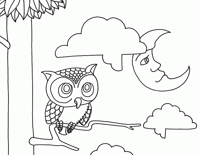 Coloring Pages Of Owls | Best Coloring Pages